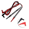 Miniatyrbillede 7 af 8: 2 stk AC/DC 1000V Silikone Multimeter Testledninger Probe Test Pen Elektriker Tester 20A