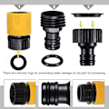 Miniatyrbillede 4 af 5: 20 stk. haveslangekobling, haveslangehaneadapter, Y-slangesplitter, universal hanekobling, osv.