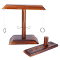 Miniatyrbilde 7 av 8: Kastespillsett Trekrok Shot Toy Interactive Games for Home Bar Party Black2