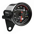 Miniatyrbild 3 av 8: Motorcykelhastighetsmätare 12V Digital hastighetsmätare Universal Passform Mätare med blå LED-bakgrundsbelysning