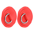 Miniatyrbilde 4 av 8: D-ring putelapplikasjon PVC oppblåsbar båt flåte jolle kano surfebrett kajakk surring montering rød