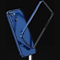 Miniatyrbild 3 av 4: Metall Bumper Ram Fodral för iPhone 15 Pro Max/Ultra - Aluminiumram, Slim, Hårt Skal svart