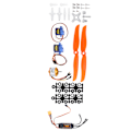 Miniatyrbild 8 av 8: 2212 KV2200 Motor 40A XT60T ESC SG90 Servo 6035 Propellertillbehörssats för RC-flygplan