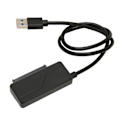 Miniatyrbilde 2 av 8: USB 2.0 til SATA 6+7 Easy Drive-kabel 480 Mbps USB til SATA optisk stasjonsadapterkabel for bærbar PC