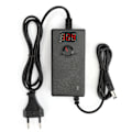 Miniatyrbillede 1 af 8: Justerbar 3-12V 3A hastighedskontrol spændingsreguleret strømforsyning adapter oplader med display skærm 100-240VEU stik
