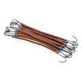 Miniatyrbild 5 av 8: 10st Hästsvanshållare Krok Kvinnor Flickor Flexibelt elastiskt hårband Krok Styling Tool för Office Dating Brun