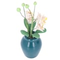 Pikkukuva 5 / 8: Nukkekodin kukka 1/12 skaalattu elävän kokoinen valkoinen Phalaenopsis pienoismalli yli 3-vuotiaille