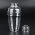 Miniatyrbillede 8 af 8: PC Cocktailshaker med skala Mælketekande Juicer Vinkop i plast til hjemmet Bar Butik 350ml