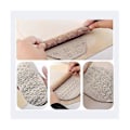 Miniatyrbild 4 av 5: 6 Trä Clay Modellering Mönster Rollers Kit, Clay Kavel Texturerad Hand Roller Trähandtag Keramik Verktyg Set