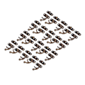 Miniatyrbillede 3 af 8: 20 sæt antik lås aluminiumslegering krog Hasp hornlås til smykkeskrin Bagage hardware