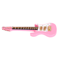 Miniatyrbilde 6 av 8: Gitardekorasjon Miniatyrpynt Mini Musikk Instrument Modell Gave Rosa 10cm