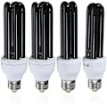 Miniatyrbillede 5 af 5: E27 220V lige rør sort lys UV-fælde lampe UV-hærdningslampe insektfælde glasmateriale 4 stk