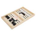 Miniatyrbild 7 av 8: Medium Size Träbord Hockey Brädspel ParentChild Interactive Desktop Battle Chess Toy