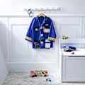 Miniatyrbild 4 av 5: Poliskostym för barn (8 delar) - Åldrar 3-6, Flerfärgad, Frustrationsfri förpackning