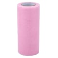 Miniatyrbillede 1 af 8: Tulle rulle 100 yards farve dekorativt mesh håndværk til DIY dukketøj bryllupsdekorationPink