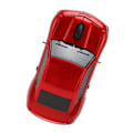 Miniatyrbillede 7 af 8: Racerbil trådløs mus Sportsvogn computermus 2.4 GHz LED-lys 1600 DPI optisk sensor til OS X PC rød