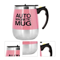 Miniatyrbild 8 av 8: Elektrisk kaffemugg med omrörning, självomrörande magnetisk mugg (rosa)