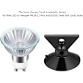 Miniatyrbillede 5 af 5: 4 stk. Pære Sugekop Fjernelsesværktøj Gu10 Mr16 Lampe Udskiftningshoved Nrs90-n20 Sugekop Pære Fjerner