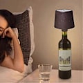 Miniatyrbillede 2 af 5: LED Vinflaskelampe 3 Farver Dæmpbar Vinflaskelys Touch Kontrol Trådløs Bordlampe 1800mah USB Genopladelig Bordlampe Ny -CHNSZ sort