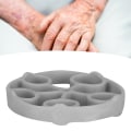 Miniatyrbillede 6 af 8: Silikone Håndgreb Forstærker Finger Styrketræning Øvelse Ring modstand LoopGray 60LB