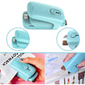 Miniatyrbilde 5 av 5: Mini Poseforsegler, 2 I 1 Bærbar Varmeforseglings- og Kutter, Chipspose Matforsegler Vakuummaskin for Snacks Plast Friske Poser - Rosa - Batteri Ikke Inkludert