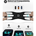Miniatyrbilde 4 av 5: Universal 360° roterbar sykkeltelefonholder for iPhone 13/12/11 - Avtakbar og justerbar motorsykkelmontering