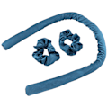Pikkukuva 2 / 8: No Heat Curling Rod Curling Foam Hiusrulla Tee itse Sleeping Heatless Hiuskihartimet Hiusten Curling Tool Tummansininen