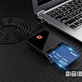 Miniatyrbillede 3 af 5: Smart Card Reader Dod Militær Usb Common Access Cac, Kompatibel Med Windows, Mac Os Og Linux