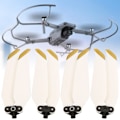 Miniatyrbilde 5 av 8: 4 stk propellerer reservedeler tilbehør passer til DJI Mavic Air 2 drone hvit