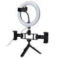 Miniatyrbild 3 av 8: LED-ringljus Professionell Selfie Ring Light Makeup-lampa Justerbar Live Streaming Fyllningsljus