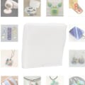 Pikkukuva 5 / 8: 1 Set DIY Lasin Sulatuspaperia Keramiikkakuitupaperit Mikroaaltouuninuuni Keramiikka Työkalu