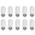Miniatyrbillede 4 af 8: 10 stk. runde afstandsholdere i aluminiumlegering, gevindløse afstandsholdere, 6 mm ydre diameter, 14 mm lange