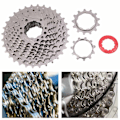 Miniatyrbilde 2 av 8: 9 Speed ​​11-32T sammenleggbar sykkel stålkassett Freewheel sykkeltilbehør