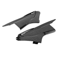 Miniatyrbilde 7 av 8: Side Air Duct Cover Fairing Insert Carbon Fiber Style Fit for Yamaha YZF R6 2003-2005