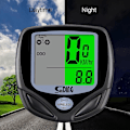 Miniatyrbild 4 av 5: Trådlös Vattentät Cykelcomputer med LCD-Skärm & Flera Funktioner