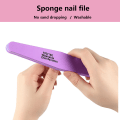 Miniatyrbillede 8 af 8: 10 stk Neglefil dobbeltsidet neglebuffer Slibning Polering Polering Strip Manicure Værktøj Lilla