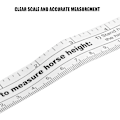 Miniatyrbild 4 av 5: Mät Portable Djur Vikt Måttband Brösthöjd Måttband Jordbruksutrustning För Häst