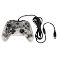 Pikkukuva 1 / 8: Langallinen peliohjain Dual Vibration RGB Transparent Shell Gamepad Joystick Xbox PC:lle valkoinen