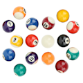 Miniatyrbillede 5 af 8: 16 stk. miljøvenlige 38MM harpiks børnebilliardkugler Mini poolbord tilbehør