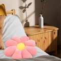 Miniatyrbillede 5 af 5: Blomster Gulvpude Siddehynde Blomsterformet Pude Sød Siddepude Stolhynde (Pink)
