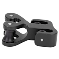 Miniatyrbillede 3 af 8: Aluminiumlegering Bueskydesnor Glide Buestring Rulle Glide Blok Separator Sort