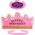 Miniatyrbilde 2 av 5: LED Rosa Happy Birthday Party Hat