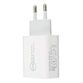 Miniatyrbilde 4 av 8: 20W QC3.0 PD Hurtiglader Dual Port Hurtiglading Hastighetslader for Dji Avata AC 100‑240V Hvit EU-plugg 85x43x24mm