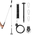 Miniatyrbillede 7 af 8: DIY Hjemme Fitness Udstyr Styrketræning Kit Løft Træksystem med Lastepind