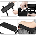Miniatyrbillede 3 af 5: Stol Armlæns Puder 2 STK, Memory Foam Gaming Stol Pude, Sort