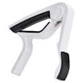 Miniatyrbillede 1 af 3: Bærbar Quick Change Tune Clamp Håndholdt Tuner Capo til Folk Guitar White