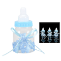 Miniatyrbillede 7 af 8: 24 stk. påfyldningsflasker Sød slikæske Gave til babyshower-festdekorationer (blå)