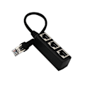 Pikkukuva 1 / 5: RJ45 Ethernet -jakokaapeli, Ethernet LAN -verkon jatkokaapelisovitin RJ45 urosjakaja 3 naarasliittimellä Super Cat5 Ethernet -ohjaimelle Ad