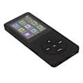 Miniatyrbillede 7 af 8: Digital musikafspiller 1,8 tommer LCD-understøttelse Lille hukommelseskort Ultratynd MP3 MP4-afspiller med tilbehør Sort