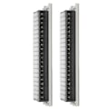 Miniatyrbilde 7 av 8: 2stk Dual Row Terminal Strip 660V 15A 10 Posisjoner Terminal Barrier Strip med deksel T1520